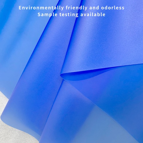 Soft light blue matte TPU film for hydration bladder